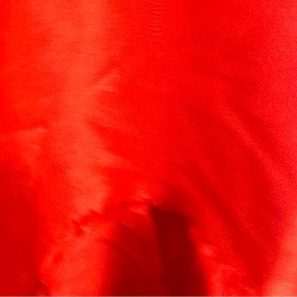 J. Crew Red Silk Peplum Top Size 4 - Picture 5 of 7